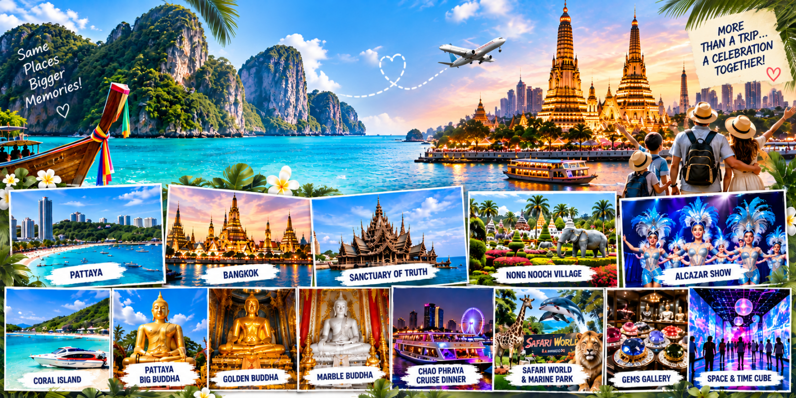 Thailand Family Holiday Package 2026 | Bangkok & Pattaya