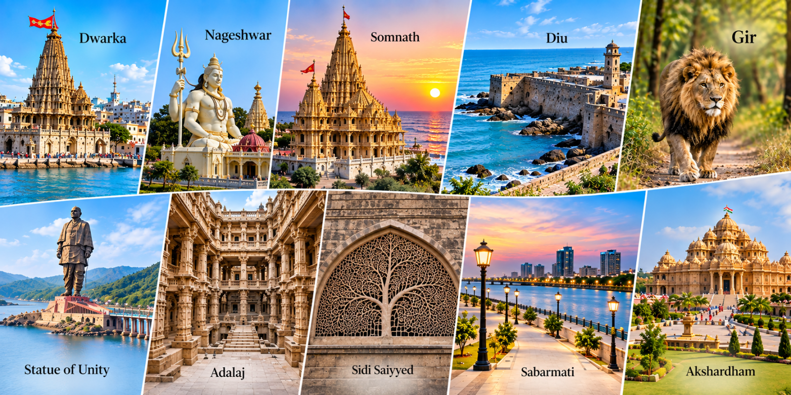 Gujarat Grand Tour – Temples, Heritage & Wildlife